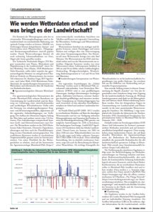 Read more about the article Wie werden Wetterdaten erfasst und was bringt es der Landwirtschaft?