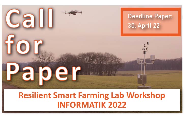 You are currently viewing Verlängerung – Call for Paper – Resilient Smart Farming 2022