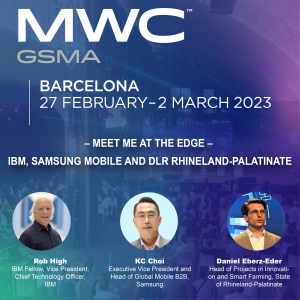 Read more about the article World’s first development in Mobile Edge – Rhineland-Palatinate with DLR on Mobile World Congress 2023