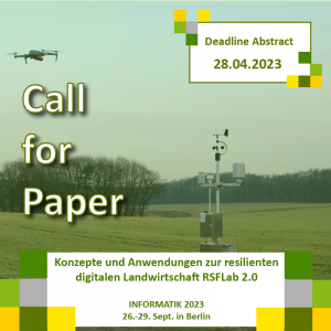 Call for Paper – Resilient Smart Farming Lab 2.0 DLR, TU Darmstadt und AgroScience